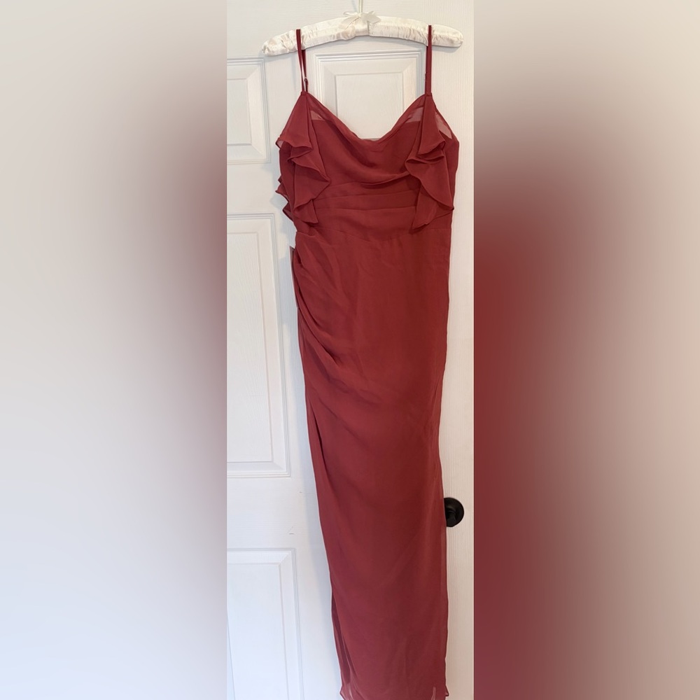 Azazie Terracotta ‘Jasmine’ Bridesmaids Dress